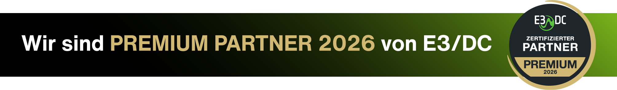Wir sind zertifizierter Patner von E3/DC